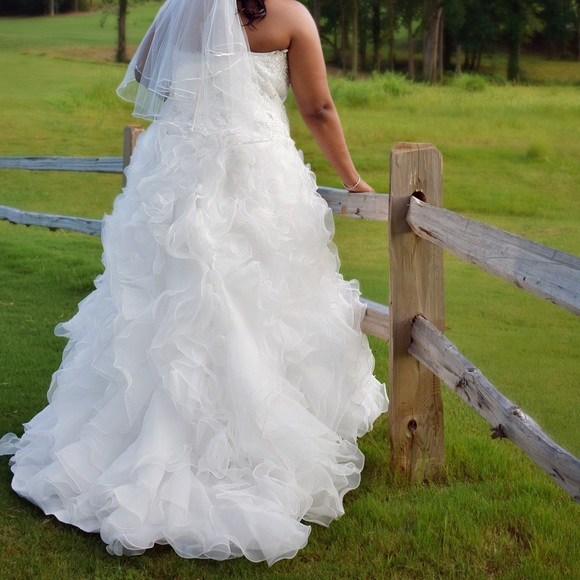 Davids Bridal Wedding Gown - Picture 4 of 6